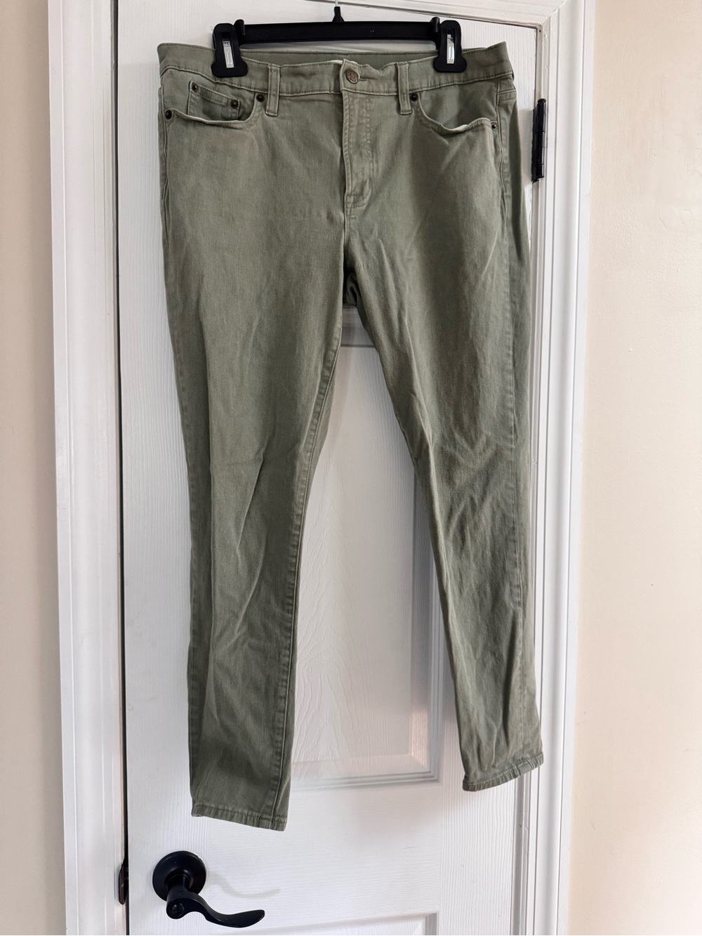 J. Crew Stretch Pants in Olive